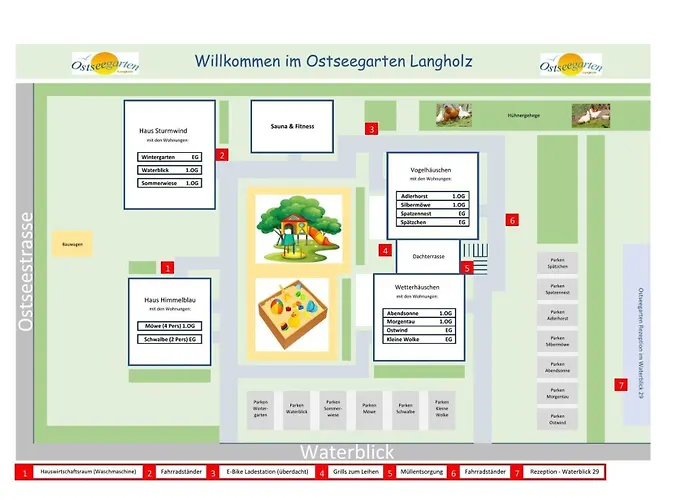 Ostseegarten Langholz - Abendsonne Bis 6 Pers